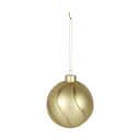 Casa Christmas Julekugler Julekugle i Guldfarvet mat/blank/glimmer, 1