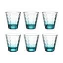 Leonardo Vandglas Leonardo Vandglas - 6 stk. i Klar/turkis, 21.5 cl, 1