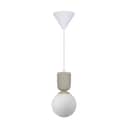 Nordlux Pendler Sadie Pendel i Beige / Opal, 1