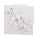 CASA Living Kort Kort - Blomstergren i Beige, 1