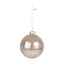 Casa Christmas Julekugler Julekugle i Beige/glimmerstreger, 1