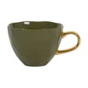 Urban Nature Culture Krus og kopper med hank Good Morning Cappuccino Kop i Fir Green, 1