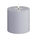 Deluxe Homeart LED-lys Real Flame LED Bloklys i Dust blue, 10 cm, 1