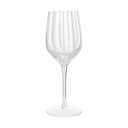 Broste Copenhagen Hvidvinsglas Stripe Hvidvinsglas i Hvid/klar, 1