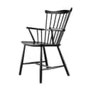 FDB Møbler Lænestole J52B Lænestol i Jet Black (RAL 9005), 1