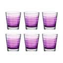 Leonardo Vandglas Vario Vandglas - 6 stk. i Klar/violet, 25 cl, 1