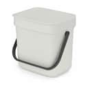 Brabantia Spande uden pedal Sort & Go Affaldsspand i Light Grey, 3 L, 1