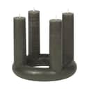 Broste Copenhagen Bloklys Lucille Skulptur Lys i Grape Leaf Green, 1