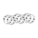 Broste Copenhagen Servietringe og -holdere Ring Servietring - 6 stk. i Silver Finish, 1
