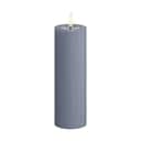 Deluxe Homeart LED-lys Real Flame LED Bloklys i Ice blue, 15 cm, 1