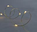 Sirius Lyskæder Knirke Lyskæde i Klar/guld, 3,9 meter, 1
