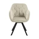 CASA Living Spisebordsstole Lola Spisebordsstol i Sandfarve, 1