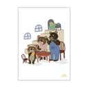 Poster&Frame Plakater Plakat - Guldlok og de tre bjørne i B50 x L70 cm, 1