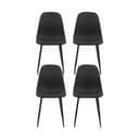 CASA Living Spisebordsstole Celia Spisebordsstol - 4 stk. i sort, 1