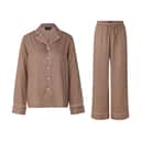 Lexington Pyjamas Holiday Collection 2023 Isabella Pyjamassæt - 2 dele i Brun, XS, 1
