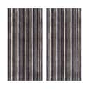 Egeria Håndklæder Stripes Håndklæde - 2 stk. i Anthracit, 1