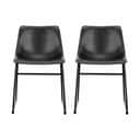 CASA Living Spisebordsstole Oregon Spisebordsstol - 2 stk. i Sort, 1