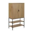 CASA Living Skabe Jaipur Skab i Eg/mat sort, 1