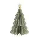 Casa Christmas Julefigurer Papir juletræ i Mørkegrøn, 17,5 cm, 1