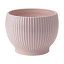 Knabstrup Keramik Urtepotteskjulere Riller Urtepotteskjuler i Rosa, 16,5 cm, 1