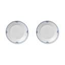 Royal Copenhagen Frokosttallerkener Prinsesse Frokosttallerken - 2 stk. i Hvid/blå, 22 cm, 1