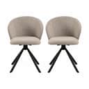 CASA Living Spisebordsstole Pippa Spisebordsstol - 2 stk. i Beige, 1