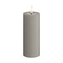 Deluxe Homeart LED-lys Real Flame LED Bloklys i Sand , 12,5 cm, 1