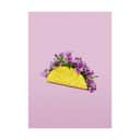 Poster&Frame Plakater plakat - Flower taco i B50 x L70 cm, 1