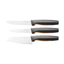 Fiskars Knivsæt Functional Form Favorit Knivsæt - 3 dele i Sort/Orange, 1