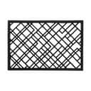 Tica Copenhagen Dørmåtter Lines Dørmåtte i Sort, B60 x L90 cm, 1