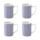 Spode Krus og kopper med hank Steccato Krus - 4 stk. i blå/smal, 1