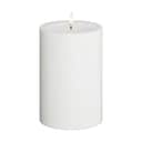 Deluxe Homeart LED-lys Unique LED Bloklys i Hvid, H15 x Ø10 cm, 1