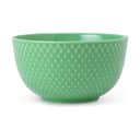 Lyngby Porcelæn Serveringsskåle Rhombe Color Skål i Grøn, 11 cm, 1