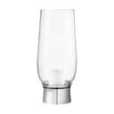 Georg Jensen Kronelysestage Lumis Hurricane Lysestage - Stor i Glas, 33 cm, 1
