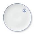 Royal Copenhagen Middagstallerkener Blueline Coupe Tallerken i Hvid/blå, 27 cm, 1