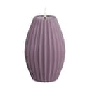 Deluxe Homeart LED-lys Real Flame Flame LED Rillelys i Lilla, H15 x Ø10 cm, 1