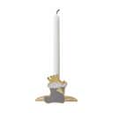 Stelton Kronelysestage Christmas Tangle Christmas While Waiting Lysestage i Guldfarvet, 5,5 cm, 1