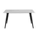CASA Living Spiseborde Wicklow Spisebord i White Unico/sort, 1