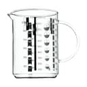 WMF Målekander Gourmet Målebæger i Glas, 1