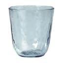 Broste Copenhagen Vandglas Hammered Glas i Blue, 33.5 cl, 1
