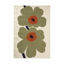 Marimekko by Brink & Campman Gulvtæpper Unikko Udendørsgulvtæppe i Støvet Grøn, B140 x L200 cm, 1