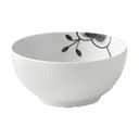 Royal Copenhagen Skåle Sort Mega Riflet Skål i Sort/hvid, 13 cm, 1