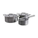Timm Vladimir Kitchen Grydesæt Keramisk Aluminium Grydesæt - 6 dele i børstet alu, 1