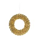 Casa Christmas Øvrigt julepynt LED Krans i Guldfarvet, 38 cm, 1