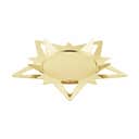 Georg Jensen Jule- og adventsstager Christmas Collectibles CC 2021 Stjerne Lysestage i Guldfarvet, 2 cm, 1