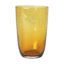 Broste Copenhagen Vandglas Hammered Glas i Amber, 50 cl, 1