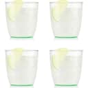 Bodum Vandglas Kvadrant Vandglas - 4 stk. i Grøn, 20 cl, 1