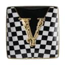 Versace Skåle Virtus Skål i Hvid/sort, 1