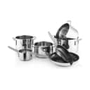Eva Trio Grydesæt Stainless Steel Gryde- og pandesæt - 7 dele i Polished steel, 1