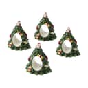 Spode Servietringe og -holdere Christmas Tree Servietring - 4 stk. i Rød/grøn/hvid, 1